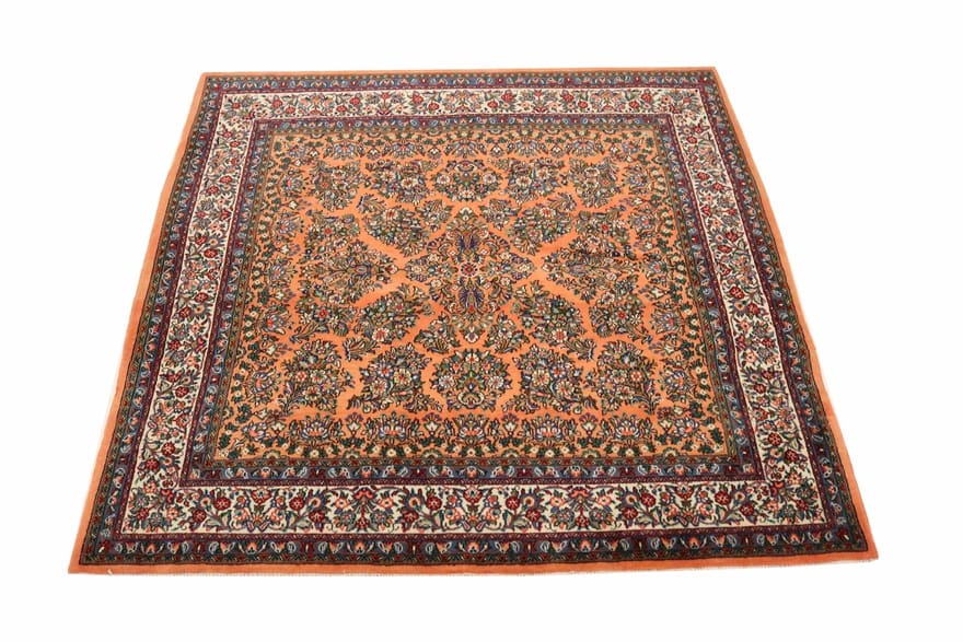 Handgeknüpfter Sarough Farahan Perserteppich 203 × 201 cm