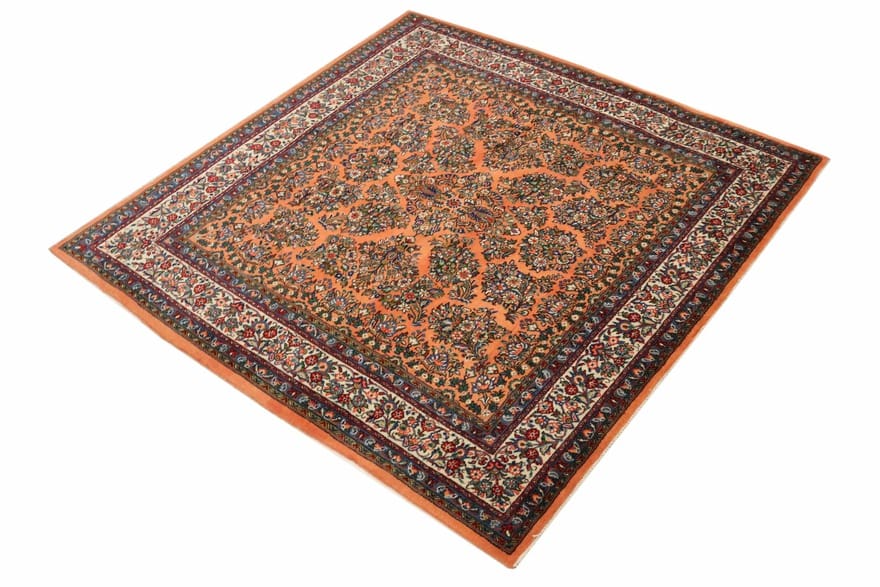 Handgeknüpfter Sarough Farahan Perserteppich 203 × 201 cm