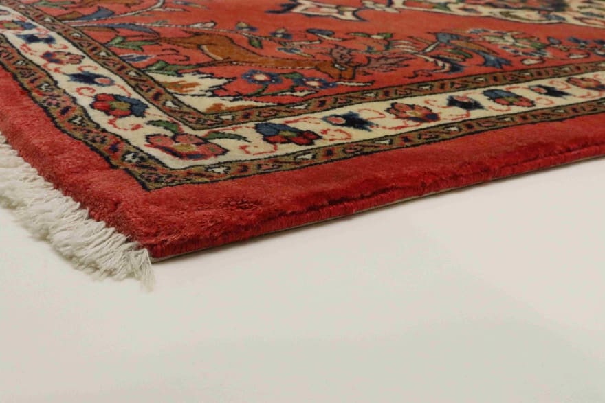 Handgeknüpfter Sarough Farahan Perserteppich, 128 × 69 cm, Wolle