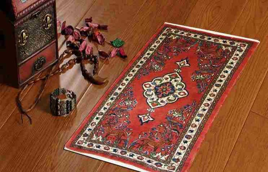 Handgeknüpfter Sarough Farahan Perserteppich, 128 × 69 cm, Wolle