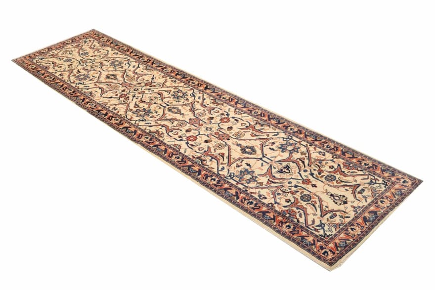 Handgeknüpfter Sarough Farahan Perserteppich 322 × 82 cm