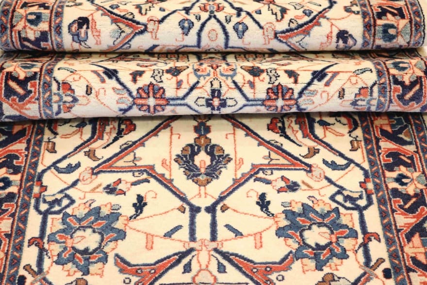Handgeknüpfter Sarough Farahan Perserteppich 322 × 82 cm
