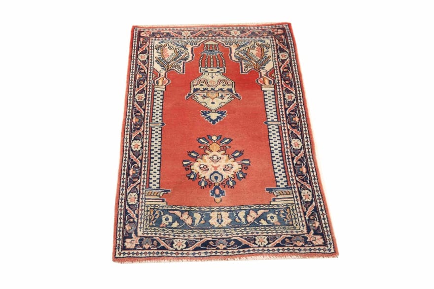 Sarough Farahan Perserteppich 125 × 69 cm aus Wolle, handgeknüpft