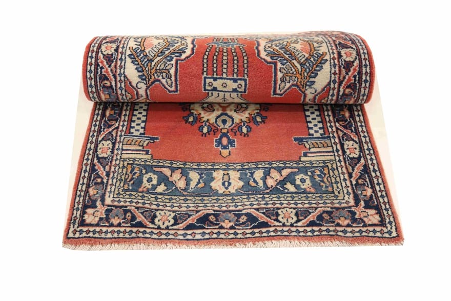 Sarough Farahan Perserteppich 125 × 69 cm aus Wolle, handgeknüpft