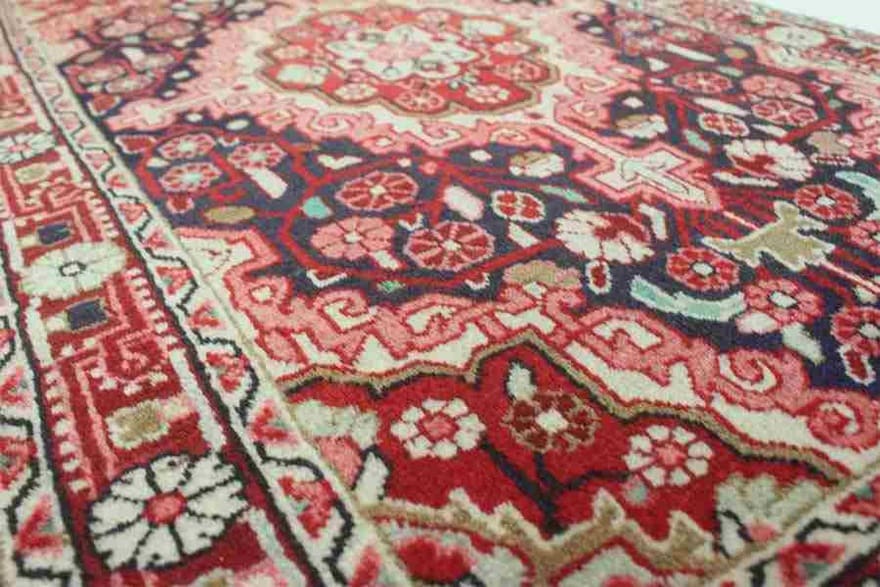 Handgeknüpfter Sarough Farahan Perserteppich 91 × 62 cm