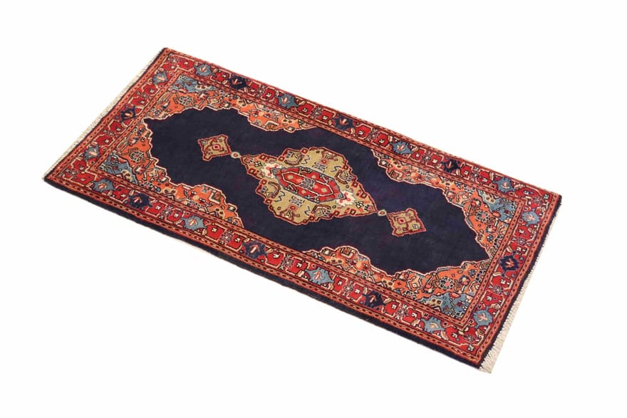 Sarough Farahan Perserteppich aus Iran, 125 × 65 cm