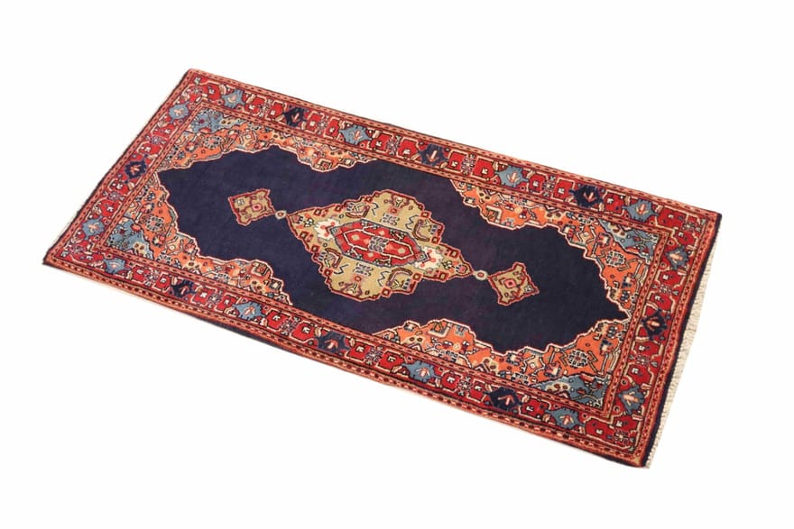 Sarough Farahan Perserteppich aus Iran, 125 × 65 cm