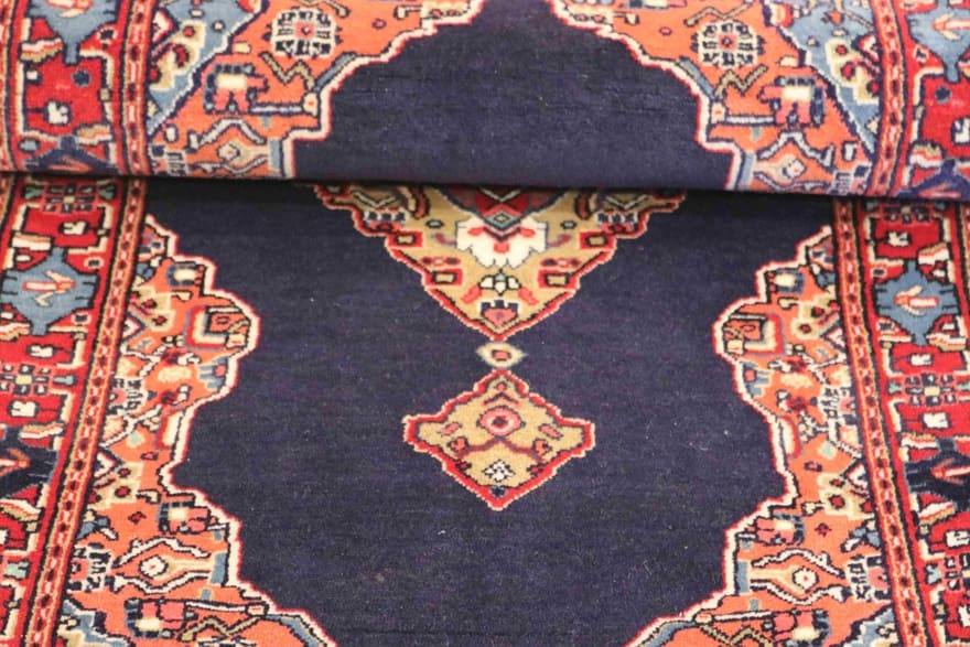 Sarough Farahan Perserteppich aus Iran, 125 × 65 cm
