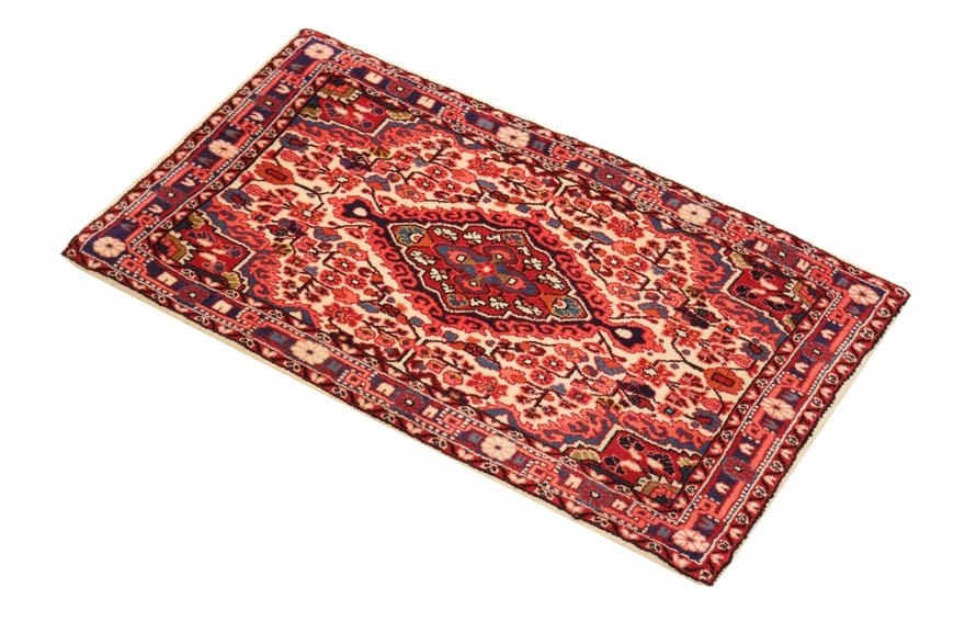 Handgeknüpfter Sarough Farahan Perserteppich 110 × 67 cm