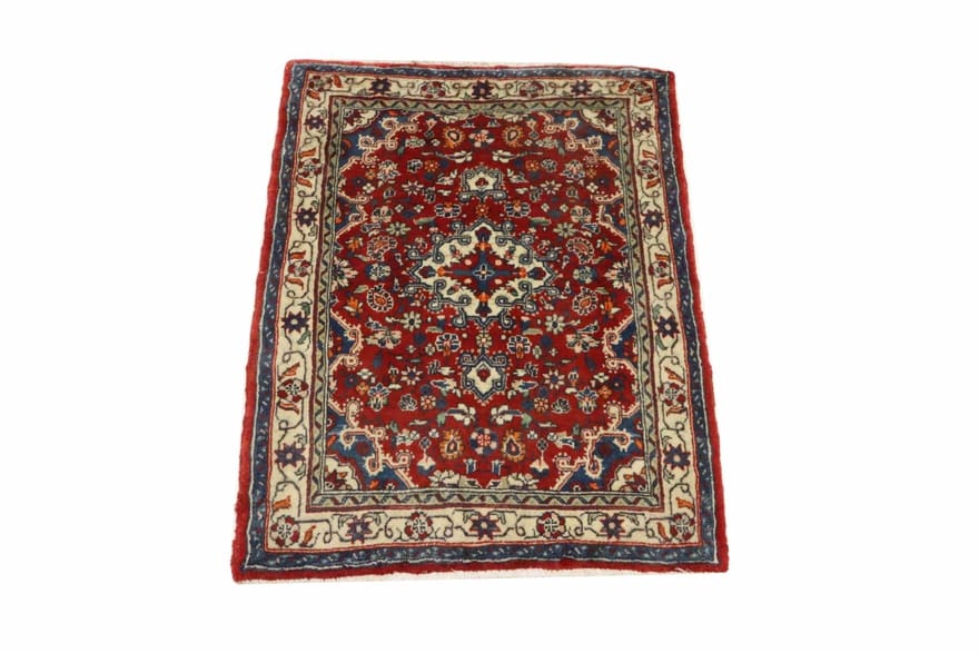 Sarough Farahan Perserteppich 100 × 69 cm aus Wolle, handgeknüpft