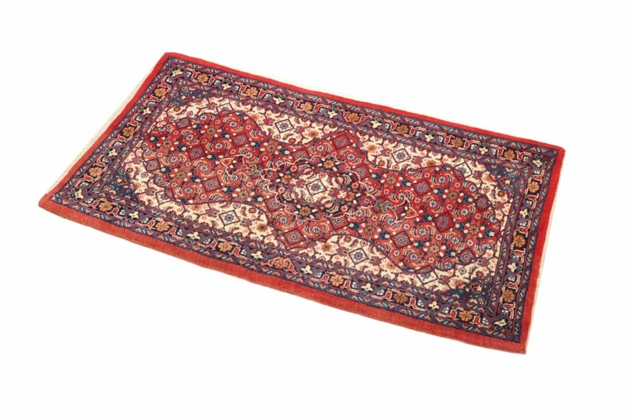 Handgeknüpfter Sarough Farahan Perserteppich 126 × 67 cm