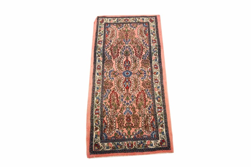 Sarough Farahan Perserteppich 135 × 62 cm aus Wolle, handgeknüpft