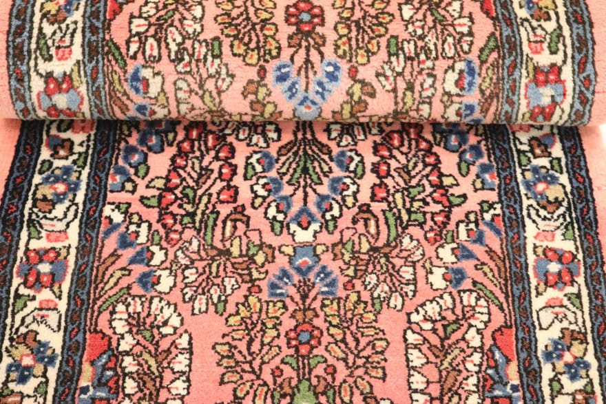 Sarough Farahan Perserteppich 135 × 62 cm aus Wolle, handgeknüpft