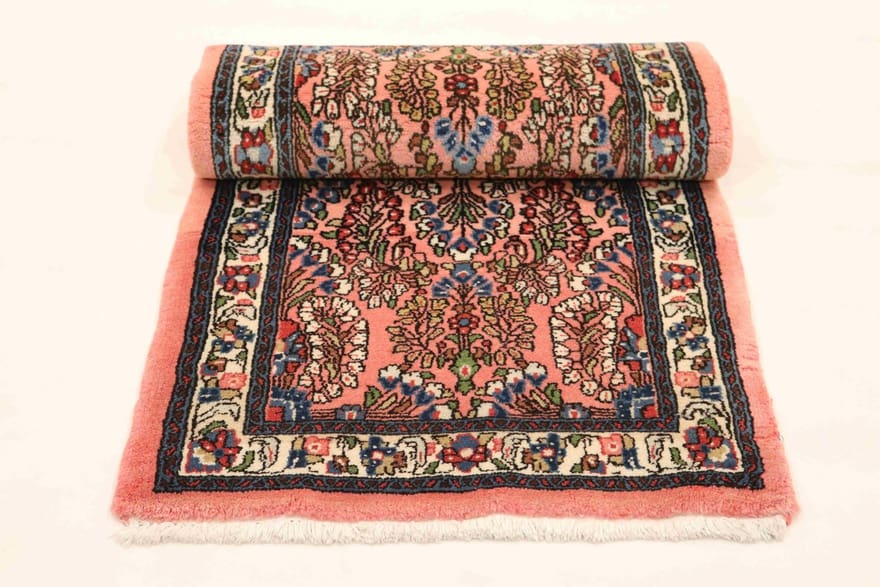 Sarough Farahan Perserteppich 135 × 62 cm aus Wolle, handgeknüpft