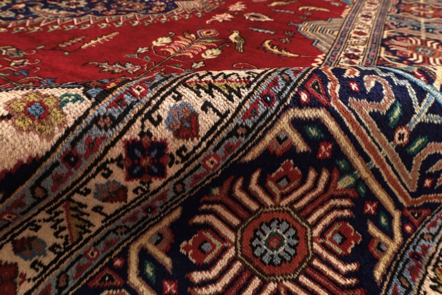 Handgeknüpfter Täbriz Perserteppich 385 × 288 cm