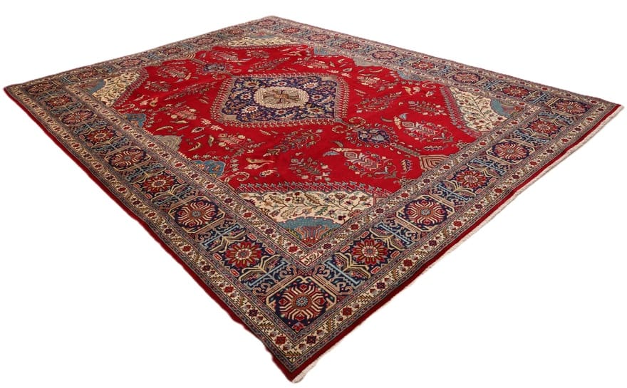 Handgeknüpfter Täbriz Perserteppich 385 × 288 cm