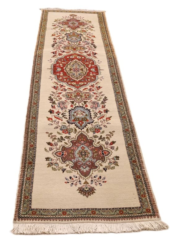 Täbriz Perserteppich 314 × 83 cm aus Wolle, handgeknüpft