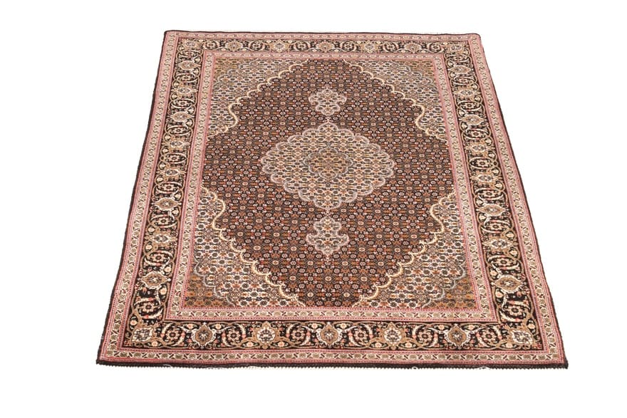 Täbriz Perserteppich 151 × 100 cm aus Wolle, handgeknüpft