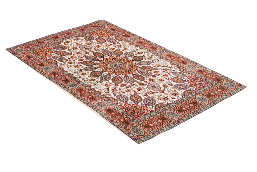 Täbriz Perserteppich aus Iran, 157 × 97 cm