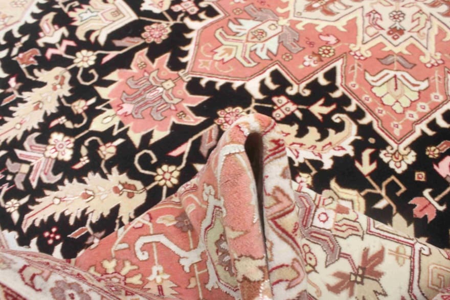 Täbriz Perserteppich 250 × 250 cm aus Wolle, handgeknüpft