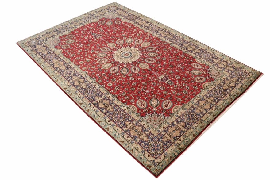 Handgeknüpfter Täbriz Perserteppich 300 × 200 cm