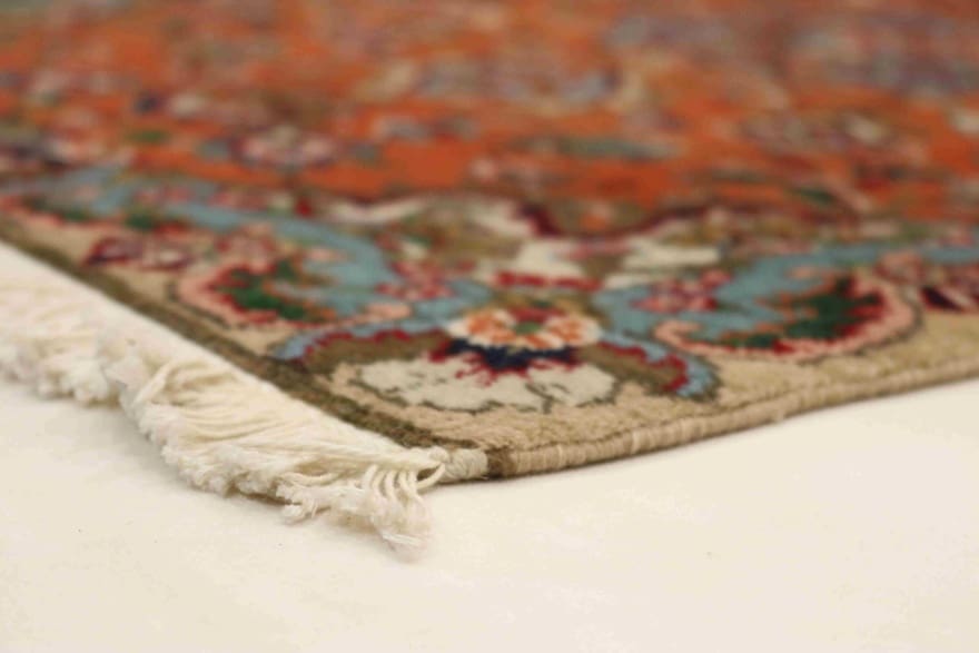 Täbriz Perserteppich aus Iran, 81 × 57 cm