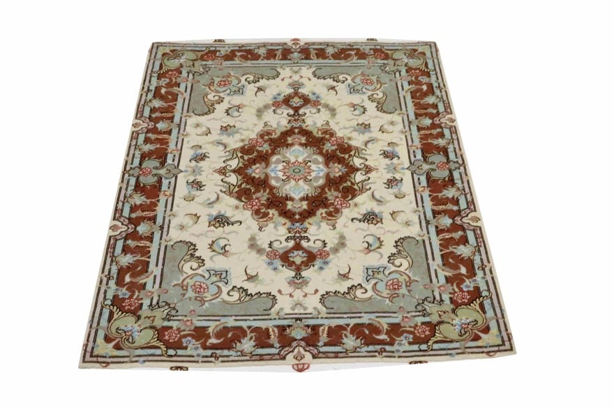 Täbriz Perserteppich aus Iran, 155 × 104 cm