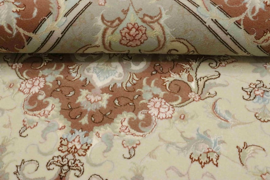 Täbriz Perserteppich aus Iran, 155 × 104 cm