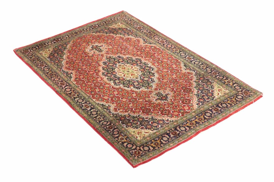 Handgeknüpfter Täbriz Perserteppich 147 × 100 cm