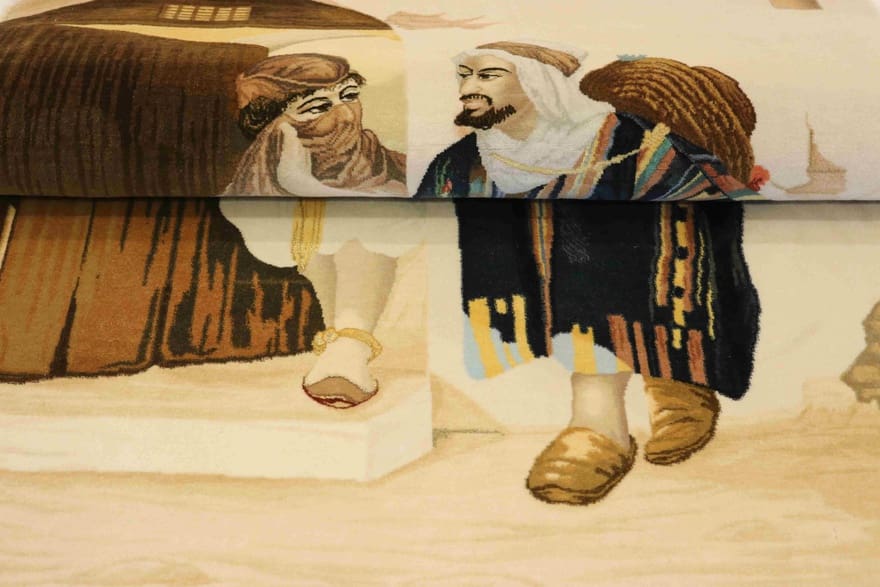 Täbriz Perserteppich 118 × 80 cm aus Wolle & Seide, handgeknüpft