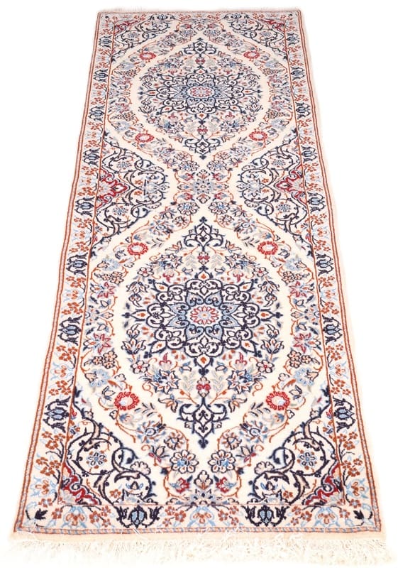 Nain Perserteppich aus Iran, 148 × 47 cm