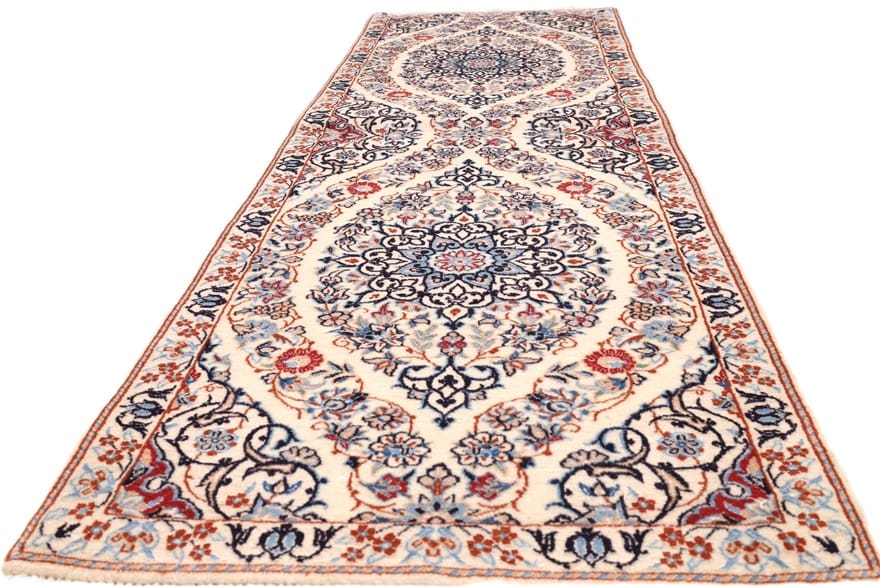 Nain Perserteppich aus Iran, 148 × 47 cm