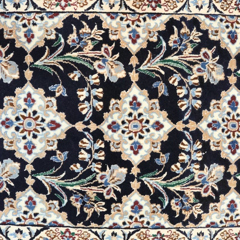 Nain Perserteppich 192 × 61 cm aus Wolle & Seide, handgeknüpft