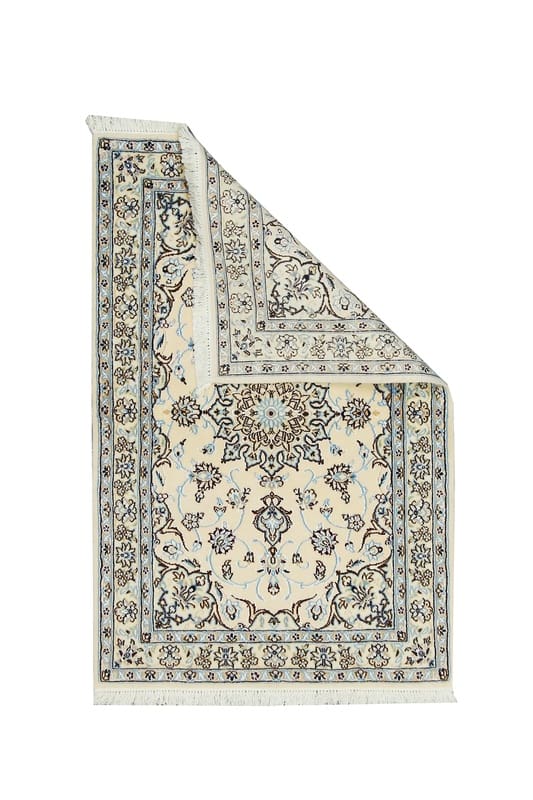 Nain Perserteppich 134 × 86 cm aus Wolle & Seide, handgeknüpft