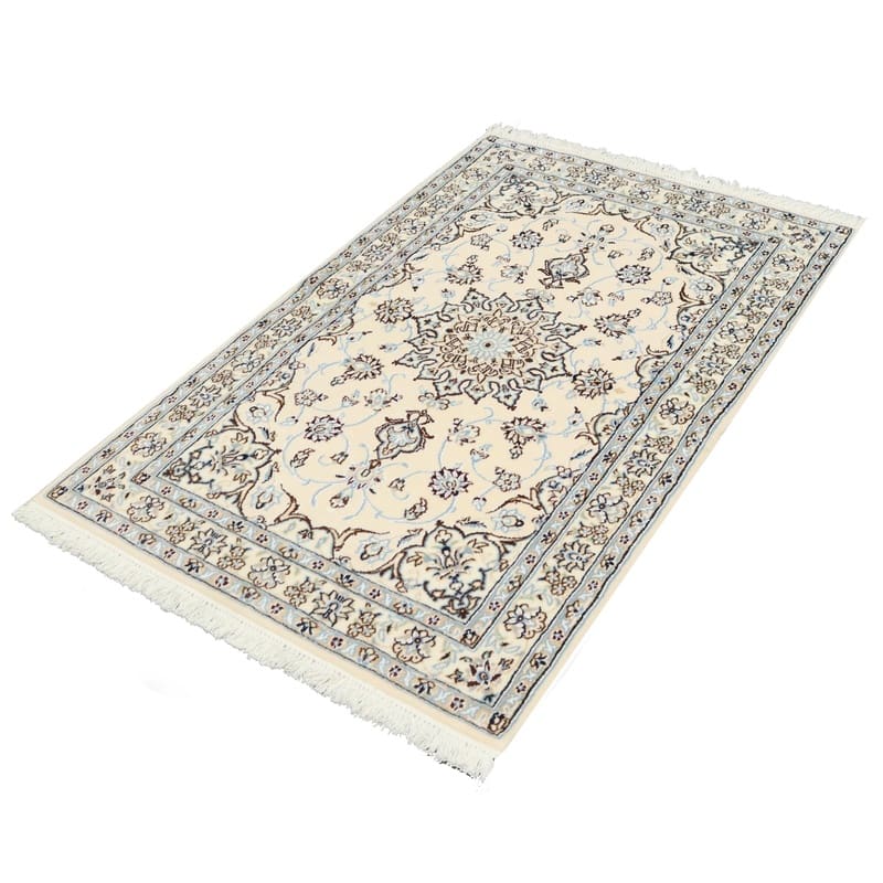 Nain Perserteppich 134 × 86 cm aus Wolle & Seide, handgeknüpft