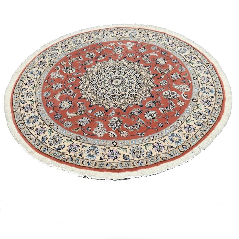 Nain Perserteppich 149 × 149 cm aus Wolle & Seide, handgeknüpft