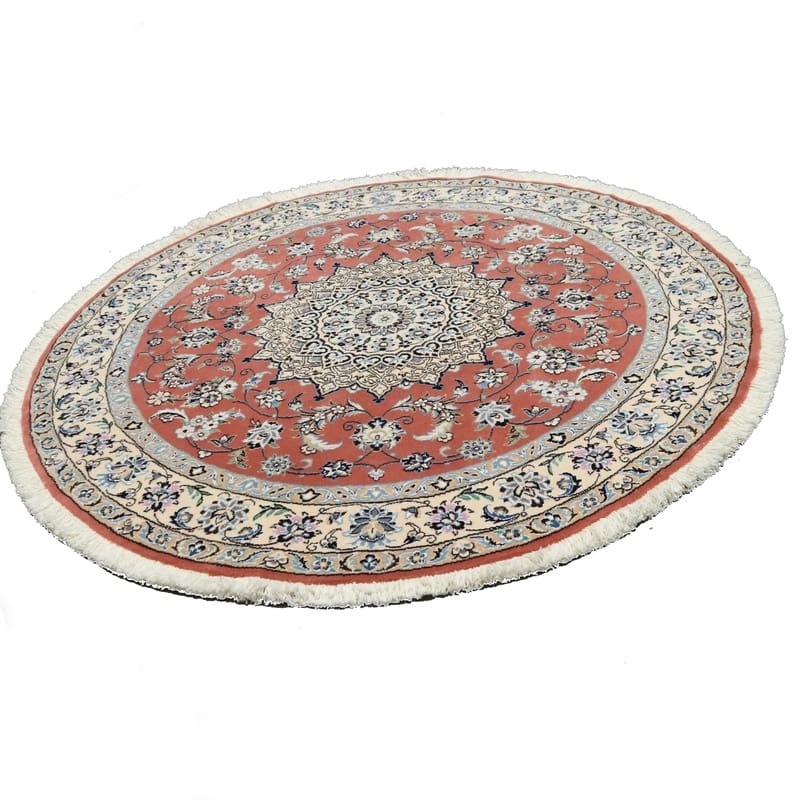 Nain Perserteppich 149 × 149 cm aus Wolle & Seide, handgeknüpft