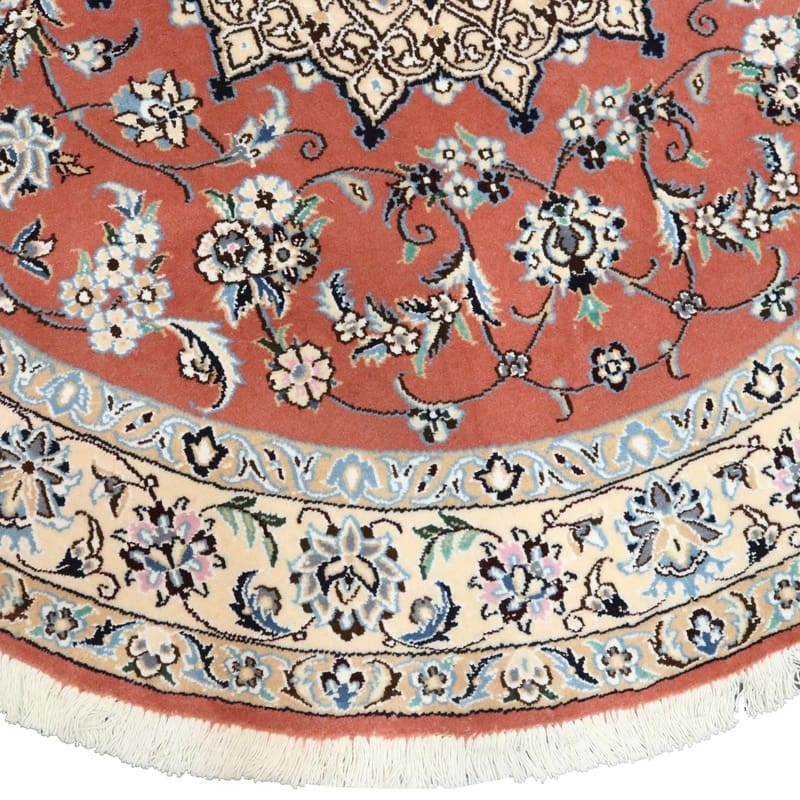 Nain Perserteppich 149 × 149 cm aus Wolle & Seide, handgeknüpft