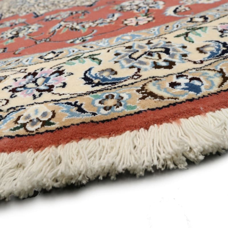 Nain Perserteppich 149 × 149 cm aus Wolle & Seide, handgeknüpft