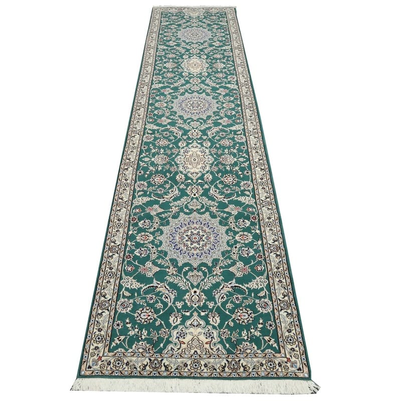 Nain Perserteppich aus Iran, 423 × 88 cm