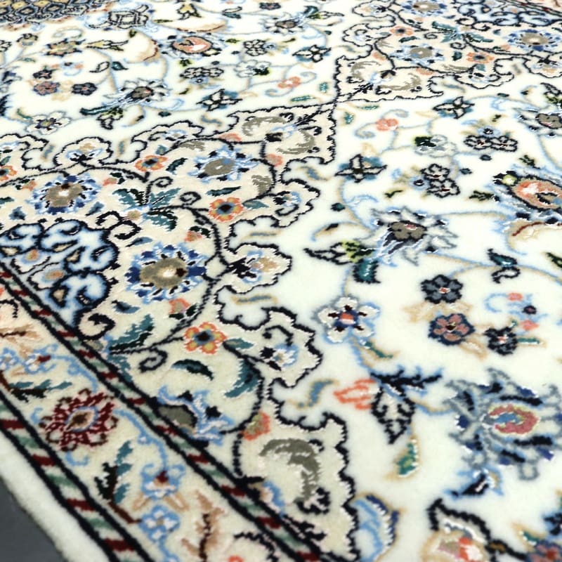 Handgeknüpfter Nain Perserteppich, 210 × 72 cm, Wolle & Seide