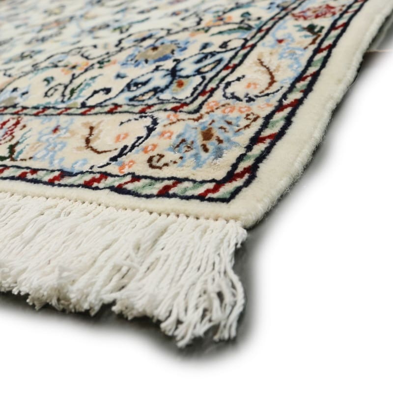 Handgeknüpfter Nain Perserteppich, 210 × 72 cm, Wolle & Seide