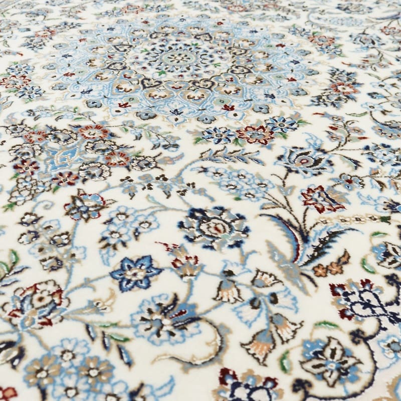 handgewebter-nain-9-la-orientteppich-170x108-cm-in-blau-creme-6 Handgewebter Nain Perserteppich, 168 × 107 cm, Wolle & Seide