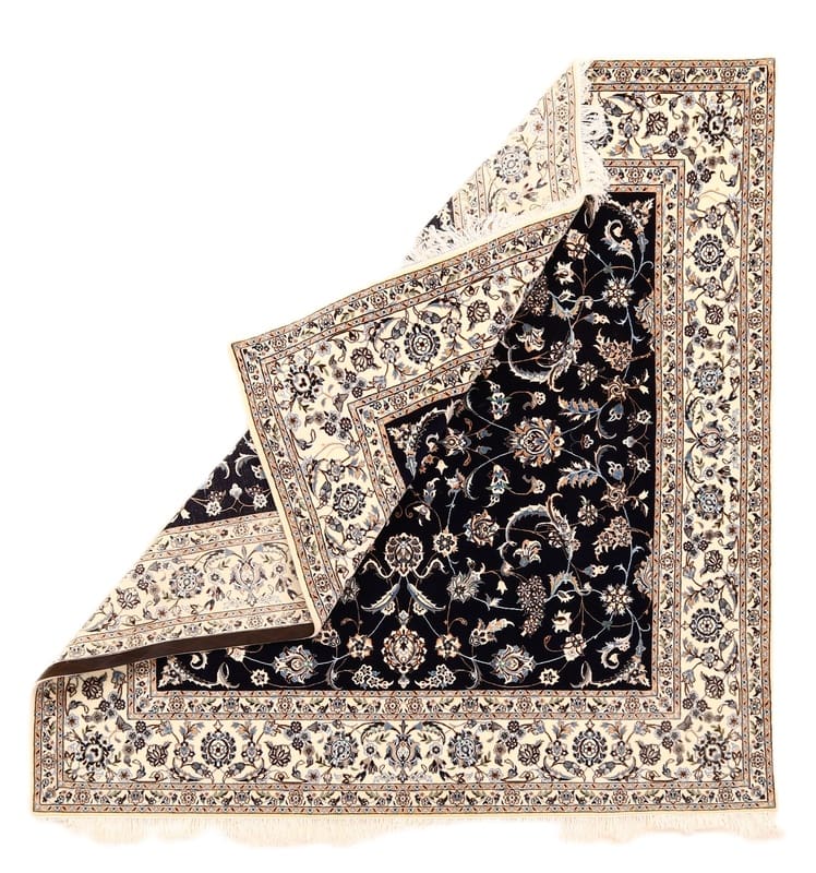 Antiker Nain Perserteppich aus Iran, 203 × 202 cm