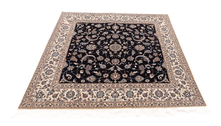 Antiker Nain Perserteppich aus Iran, 203 × 202 cm