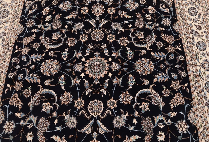 Antiker Nain Perserteppich aus Iran, 203 × 202 cm