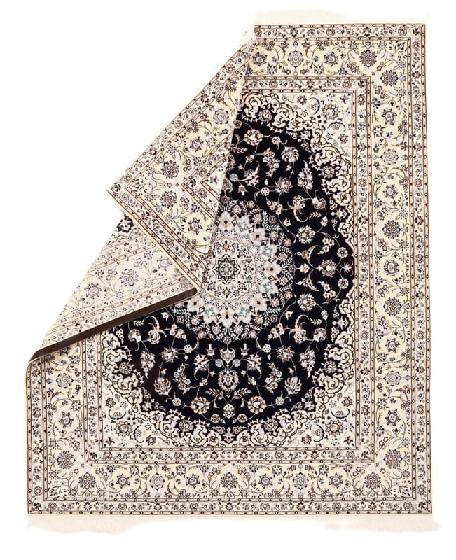 Antiker Nain Perserteppich aus Iran, 254 × 210 cm