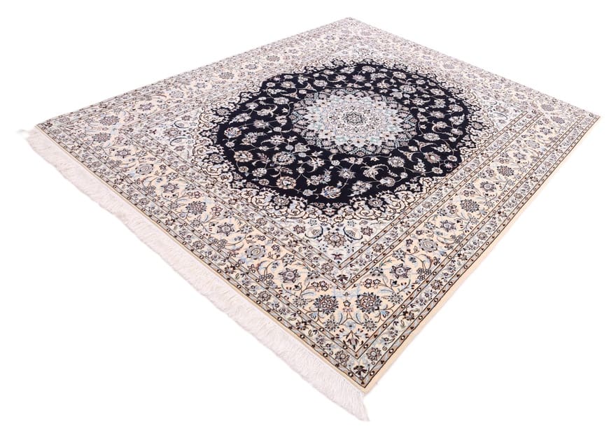 Antiker Nain Perserteppich aus Iran, 254 × 210 cm