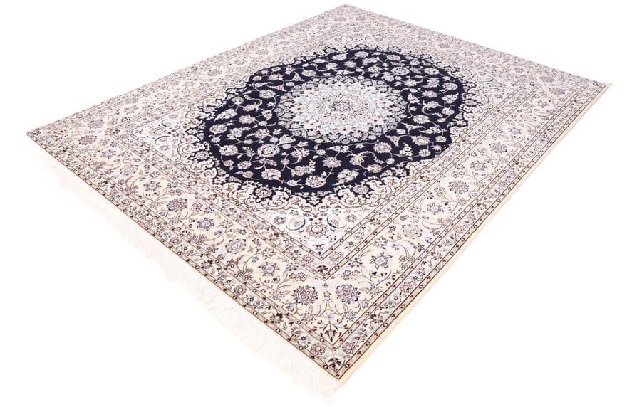 Antiker Nain Perserteppich aus Iran, 254 × 210 cm
