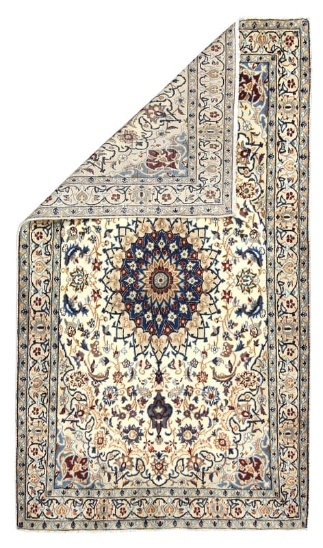 Nain Perserteppich aus Iran, 210 × 114 cm